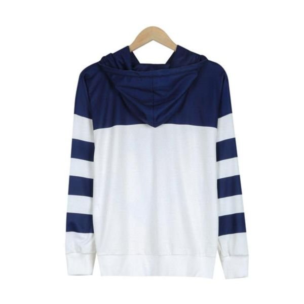 Anchor Long Sleeve Color Block Hoodie