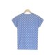 Fresh Polka Dot Print Short Sleeve Blouse