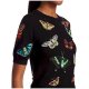 Alice Olivia Ciara Butterfly Embroidered Sweater