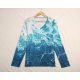 Foaming Sea V Neck Blouse