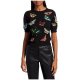 Alice Olivia Ciara Butterfly Embroidered Sweater