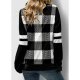 Black and White Checkerboard Hoodie