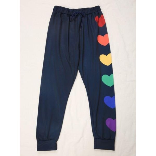 Full of Pride Heart Print Loungewear Set